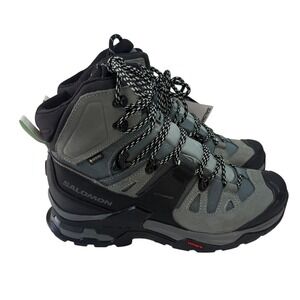 Salomon Quest 4 GTX Womens Hiking Boots Grey Black Gore-Tex 413870 Size 8.5 New